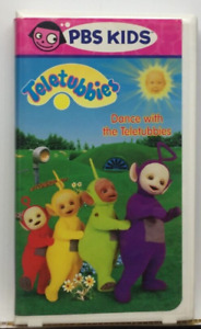 Teletubbies - Dance With The Teletubbies (VHS, 1999, Clam Shell) PBS