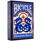 Bicycle Vintage DRAGON BACK BLUE Playing Cards Mirror Design include Double Back