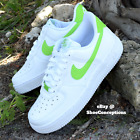 Nike Women's Air Force 1 '07 Shoes White Action Green DD8959-112 Multi Sizes NEW
