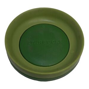 2009 Starbucks GREEN Recycled Travel Cup Tumbler Twist Top Replacement Lid 2.75