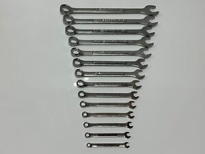 NEW Craftsman USA VA 14pc SAE Combination Wrench Set - 1/4