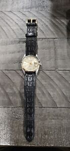 1960s ROLEX Vintage Mens Oysterdate 6694/ Custom Gold Bezel / Two Toned Stainles