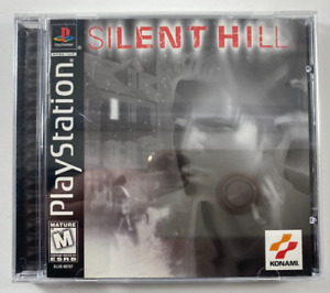 Silent Hill (Sony PlayStation 1, 1999) Complete Black Label w/Manuel & Reg Card