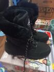 EARLDE Women’s Snow Boot With Waterproof Lace Up Mid-Calf $200+ Winter Size 9