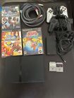 New ListingSony PlayStation 2 Slim Home Console - Black Bundle with 3 games