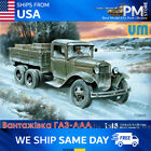Unimodel 503 GAZ-AAA Soviet Truck WWW II Scale Plastic Model Kit UM 503 1/48
