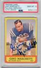 1963 Topps #8 Gino Marchetti signed Baltimore Colts HOF PSA/DNA auto Grade 10