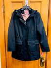 Kate Spade NY rain trench coat with hood black NWT size S $488.00