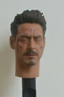 1/6 Scale Meditation Iron Man Tony Stark Sculpt Head for 12
