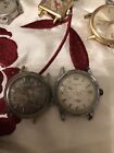 Lot of 2 Vintage mechanical watches for service Clinton