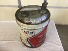 Vintage Kerr/McGee Metal 5 Gallon Oil Can