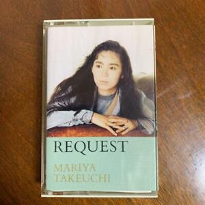 Mariya Takeuchi Request Cassette Tape Showa Retro Singer  Operation Confirmed
