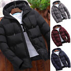 Men Warm Duck Down Jacket Ski Snow Thick Hooded Puffer Coat Parka Quilted☆ US