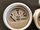 GAUGES, Faria set of 6, used tach, oil pressure, water temp, volt, fuel, hour