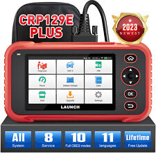 LAUNCH CRP129E PLUS CAR DIAGNOSTIC TOOL OBD2 SCANNER ALL SYSTEM ABS SAS SRS AT