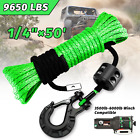 TYT Synthetic Winch Rope Line Recovery Cable With Hook For 4WD ATV UTV  Off-Road