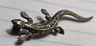 A Slithering Lizard Brooch Marked 925