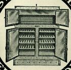 1903 Antique REFRIGERATOR Ice Box Kitchen Appliance Chest ORIGINAL Print Ad 4559