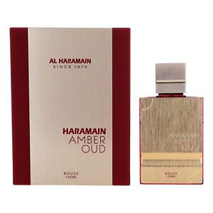 Amber Oud Rouge by Al Haramain, 4 oz EDP Spray for Unisex