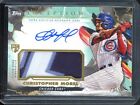 Christopher Morel 2023 Topps Inception Rookie Patch Auto Aqua #29/50 Cubs