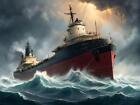 SS Edmund Fitzgerald Disaster History Historical Reconstruction Poster Print A