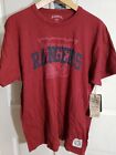 RANGERS New York L t-shirt Vintage BY Banner '47  RED burgundy NWT soft NHL new