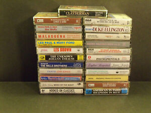 Lot of 23 Cassettes - Big Band, Classical - Glenn Miller, Les Brown, Gershwin +