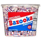 Bazooka Bubble Gum Individually Wrapped Pink Chewing Gum in Original Flavor -...