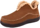 Men's House Shoes Moccasin Bootie Slippers Memory Foam Winter Indoor Outdoor