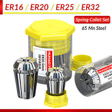 ER16/ER20/ER25/ER32 Spring Collet Set For CNC Milling Lathe Machine