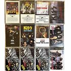 12x KISS Cassette Tape Lot – For Display Rot UNTESTED DESTROYER ALIVE Platinum
