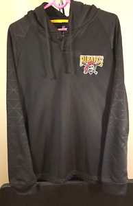 Pittsburgh Pirates MLB True Fan Classic Black Team Logo Large Hooded Sweatshirt