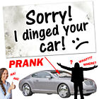 50 QTY Sorry I Dinged Your Car Prank Parking Cards