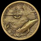 1972 Man's Frontier - The Sea w/ Whale Cabrillo National Monument Medal 37mm