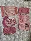 LOT OF PINK GIRL DOG CLOTHES MEDIUM PINK GIRLY TOOTSIE ROLL PRINCESS