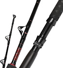 Saltwater Fishing Trolling Rod 1-Piece Heavy Duty Roller Rod Big Name Conventio