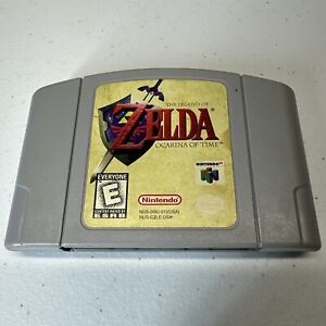 Legend of Zelda Ocarina of Time N64 Game Cartridge Authentic Tested