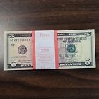 ONE (1) New Uncirculated FORT WORTH $5 (Five) Dollar Bill Note FROM BEP PACK 