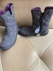 Columbia Women's size 9 Omni-Heat Waterproof Snow Boot Winter Shoes Gray New