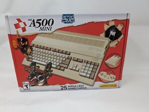 A500 Mini Commodore Amiga 500 1200 Retro Games Mini Console, New, Sealed