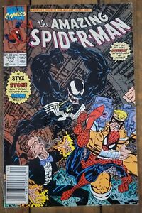 AMAZING SPIDER-MAN #333 (1990, Marvel) Newsstand * Venom * Larsen *