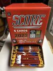 2023 Score Football Gravity Feed Box  48 Sealed Packs Exclusive Orange Parallels