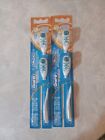 2 Oral-B CrossAction Power Dual Clean Replacement Medium Bristle Heads, 2-Count
