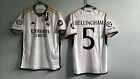 New ListingReal Madrid Home Soccer Jersey 23/24 -  Jude Bellingham #5 - Champions League