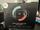 COOAU 2.5K Dual Dash Cam, Built-in GPS WiFi Front and Inside Dash Camera for Car