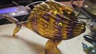 Thames Art Glass Signed Hand Blown Glass Fish Ornament Sun Catcher Figurine 6