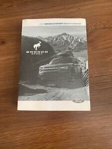 2021 Ford BRONCO SPORT Owners Manual NEW