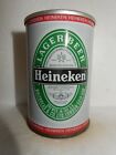 HEINEKEN Lager Beer Straight Steel Beer can from ENGLAND (27.5cl)  Empty !!  02