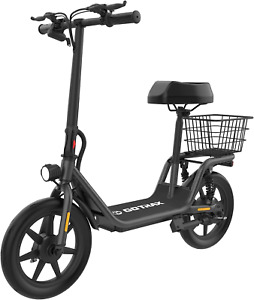 Gotrax FLEX Electric Scooter with Seat for Adult, 18.6Miles Range&15.5Mph