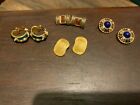 Lot of 4  Gold Tone Clip on Earrings 80-90's- Unsigned